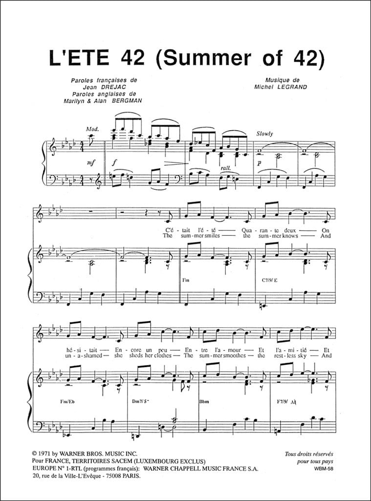 L'été 42 (Summer of 42)